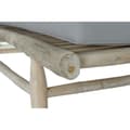 Miniatyrbillede 6 af 6: Ležalnik DKD Home Decor Natur Teak Polyester Lysegrå (209 x 86 x 35 cm)
