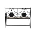 Miniatyrbillede 3 af 4: Bænk DKD Home Decor Sort Multifarvet Mosaik 111 x 54 x 88 cm