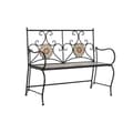 Miniatyrbillede 1 af 4: Bænk DKD Home Decor Sort Multifarvet Mosaik 111 x 54 x 88 cm