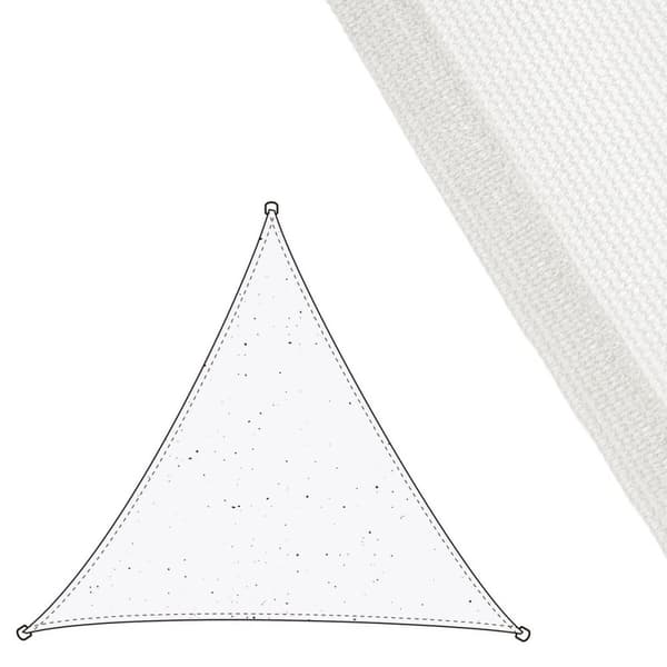 Skyggesejl Vela sombreo Hvid 3 x 3 m 300 x 300 x 0,5 cm Markise