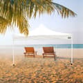 Miniatyrbillede 2 af 6: Gazebo Aktive Foldbar Justerbar højde Stål Polyester 420D Oxford Hvid 300 x 320 x 300 cm