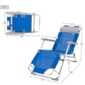Miniatyrbillede 2 af 6: Liggende lounder Aktive Blå 153 x 33 x 47 cm
