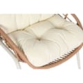 Miniatyrbillede 3 af 8: Bord med 2 lænestole Home ESPRIT Hvid Beige Grå Natur 55 x 55 x 47 cm