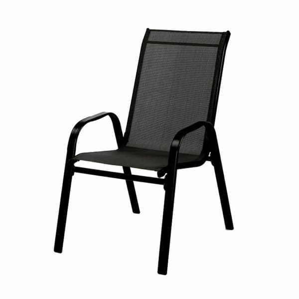 Marbueno Have Stole i Sort Stål 91X54X65 cm 10467