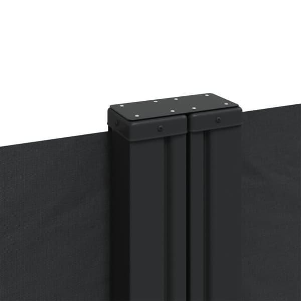 vidaXL sammenrullelig sidemarkise 160x1000 cm sort