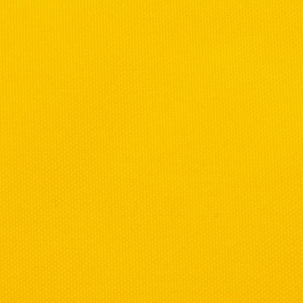 Solsegel oxfordtyg rektangulärt 5x6 m gul