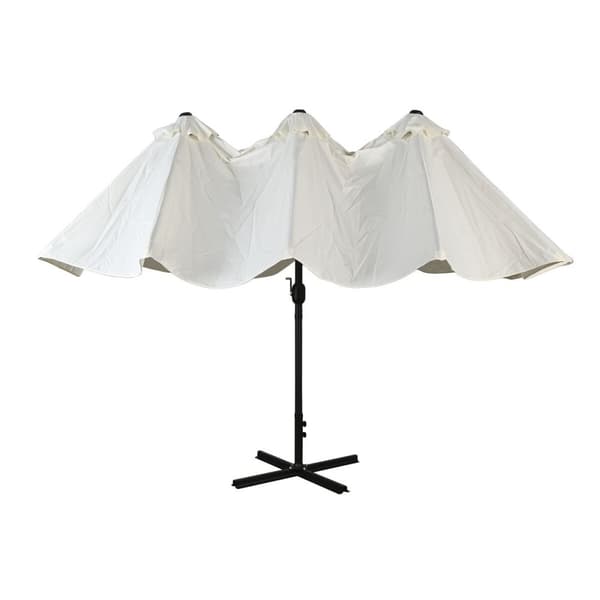 Skėtis nuo saulės Home ESPRIT Beige Tumman harmaa 450 x 262 x 250 cm