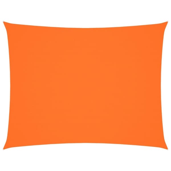 Solsegel oxfordtyg rektangulärt 3x4,5 m orange