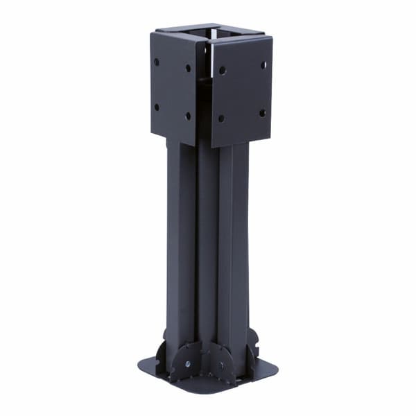 Base for parasoll Aktive 86 x 34 x 86 cm Svart Metall (2 enheter)