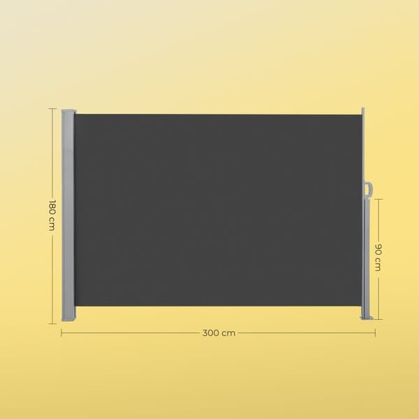 Sidomarkis, SONGMICS GSA180E, 180x300 cm, Antracit