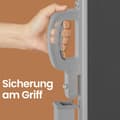 Miniatyrbillede 4 af 5: Sidedug til altan og terrasse, SONGMICS GSA160G, 3,5x1,6 m, Antracit