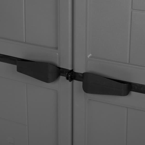 Skåp Curver Mörkgrå Plast 68 x 166 x 39 cm