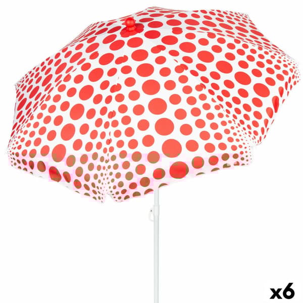 Solskærm Aktive Rød 200 x 205 x 200 cm (6 enheder)