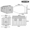 Miniatyrbillede 4 af 6: Hytte Lifetime 207 x 228 x 354 cm Grå