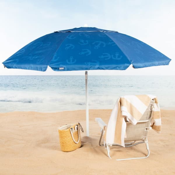 Strandparasoll Aktive Blå 220 x 210 x 220 cm (6 enheter)
