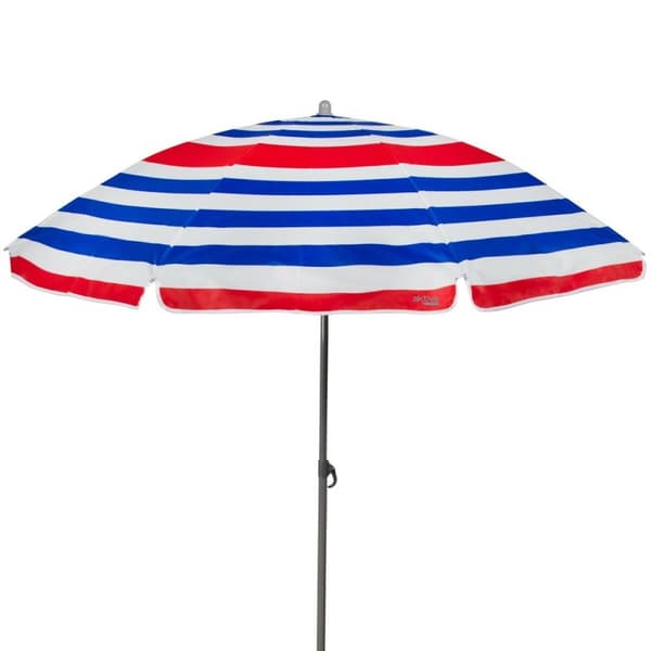 Strandparasoll Aktive Blå Rød Flerfarget Sølv Ø 160 cm 160 x 167 x 160 cm (12 enheter)