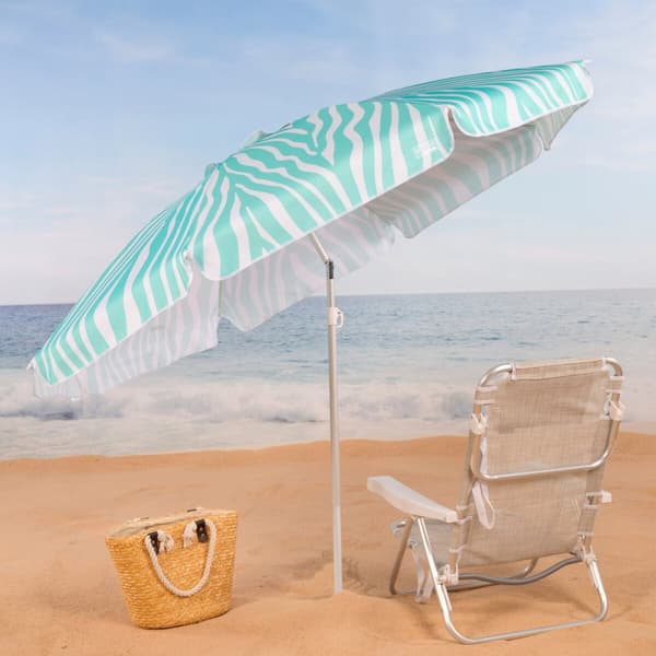 Strandparasoll Aktive Blå 200 x 195 x 200 cm (6 enheter)