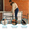 Miniatyrbilde 3 av 6: Klappbord Lifetime Hvit 152 x 74 x 76 cm