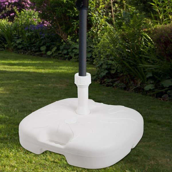 Base for parasoll Aktive Hvit Ø 32 mm Ø 20 mm 45 x 29 x 45 cm (5 enheter)