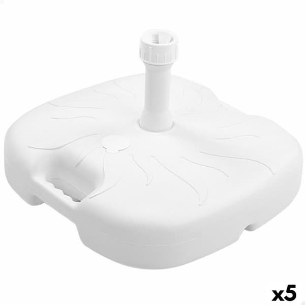 Base for parasoll Aktive Hvit Ø 32 mm Ø 20 mm 45 x 29 x 45 cm (5 enheter)