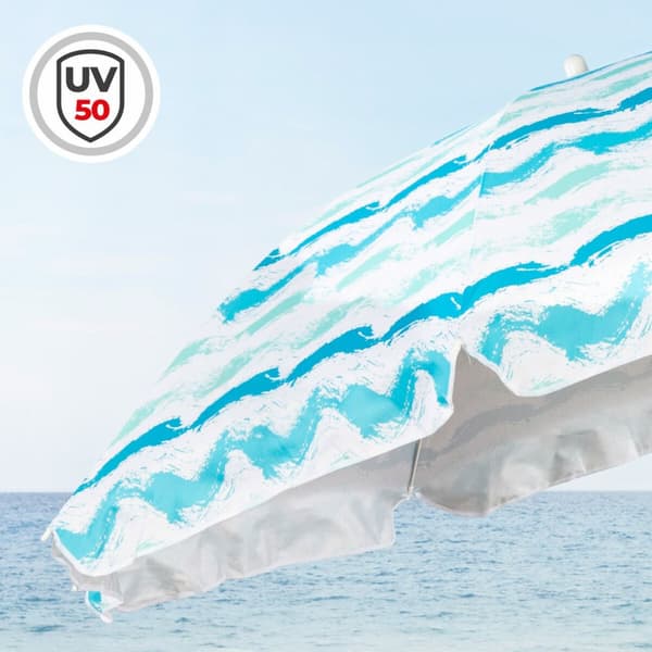 Aurinkovarjo Aktive Hopeinen 200 x 200 x 200 cm (4 osaa)