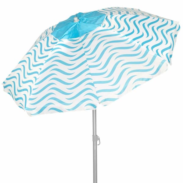 Aurinkovarjo Aktive Sininen Ø 220 cm 220 x 200 x 220 cm (6 osaa)