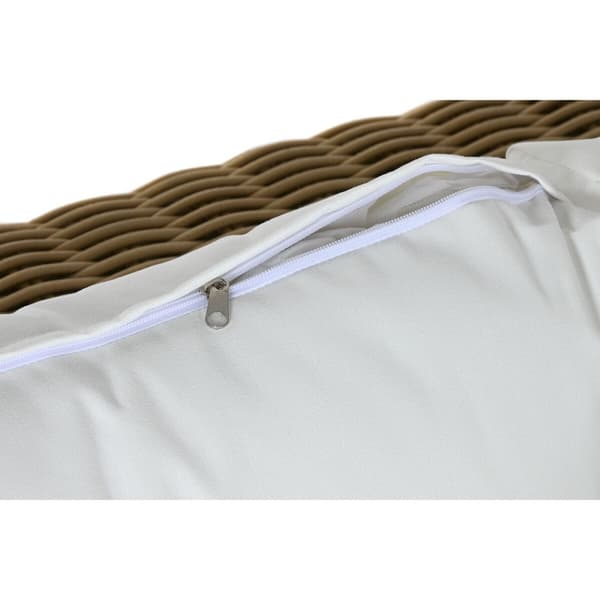 Trädgårdssoffa Home ESPRIT Beige Ljusbrun 111 x 87 x 63 cm