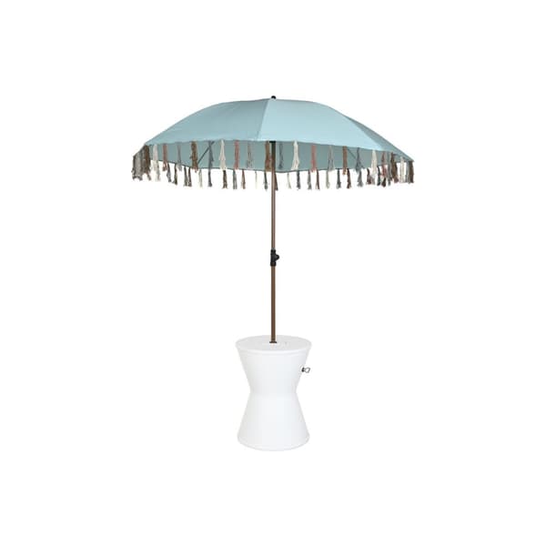 Parasollfot Home ESPRIT Vit 46 x 46 x 61 cm