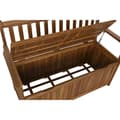 Miniatyrbillede 3 af 8: Bænk Home ESPRIT Brun Akacie Natur 120 x 60 x 87 cm