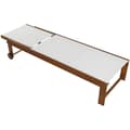 Miniatyrbillede 5 af 9: Ležalnik Home ESPRIT Hvid Brun 187 x 65 x 81 cm