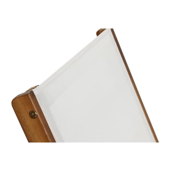 Aurinkotuoli Home ESPRIT Hvit Brun 187 x 65 x 81 cm
