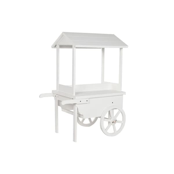 Hagevogn Home ESPRIT Hvit 85 x 51 x 114 cm