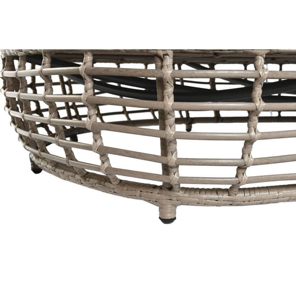 Puutarhasohva Home ESPRIT Tumman harmaa 198 x 168 x 168 cm
