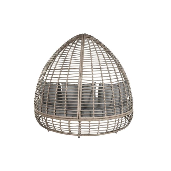 Puutarhasohva Home ESPRIT Tumman harmaa 198 x 168 x 168 cm