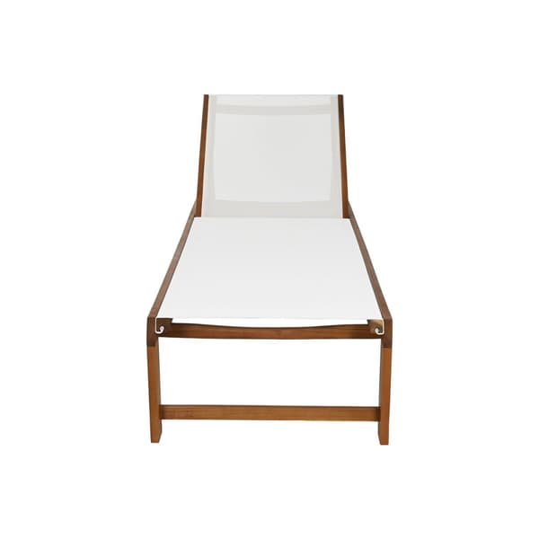 Šezlongas Home ESPRIT Valkoinen Ruskea 187 x 65 x 81 cm