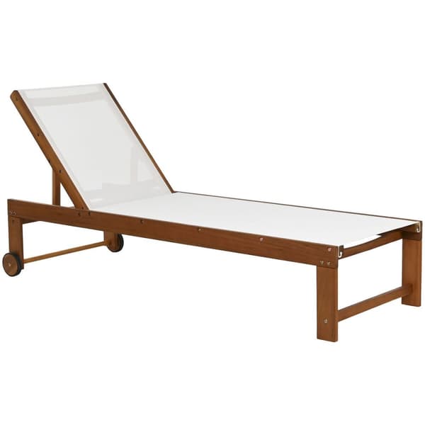 Šezlongas Home ESPRIT Valkoinen Ruskea 187 x 65 x 81 cm