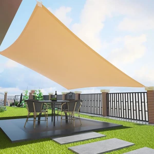 Aurinkosuojaverkko 85-90 % UV-suoja, HDPE-materiaali, vettä läpäisevä puutarhaan ja terassille