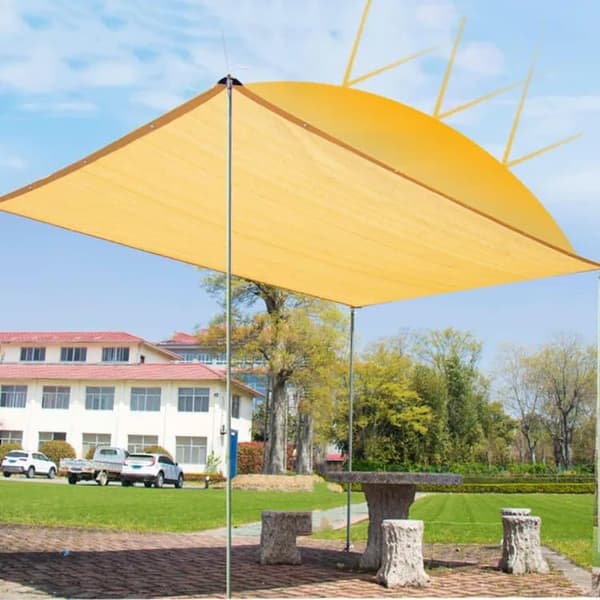 Solskyddsnät 85-90% UV-skydd,HDPE-material, Vattengenomsläppligt för Trädgård och Terrass