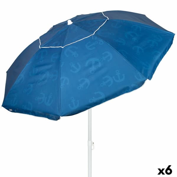 Parasoll Aktive Blå 220 x 210 x 220 cm (6 antal)