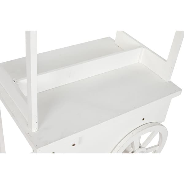 Trädgårdsvagn Home ESPRIT Vit 85 x 51 x 114 cm