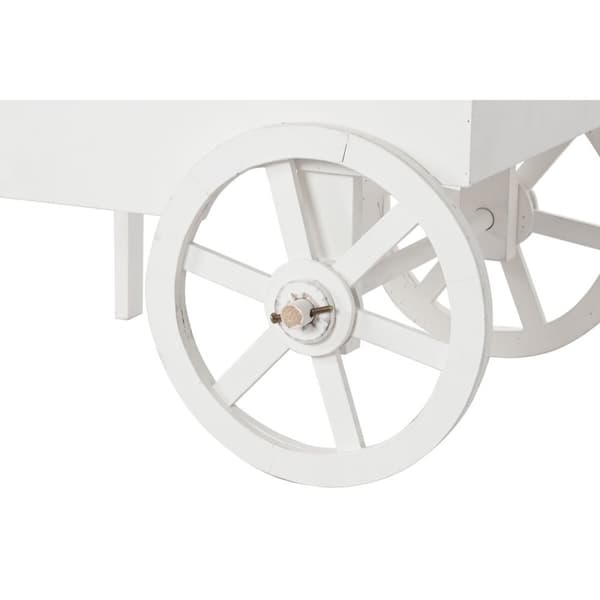 Trädgårdsvagn Home ESPRIT Vit 85 x 51 x 114 cm