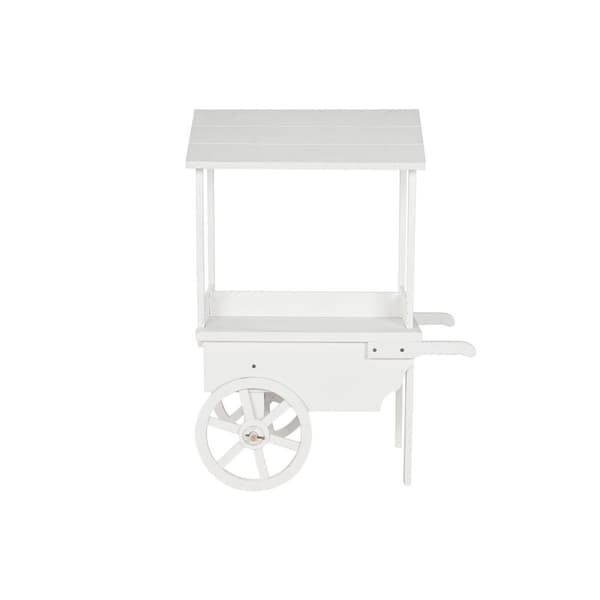 Trädgårdsvagn Home ESPRIT Vit 85 x 51 x 114 cm