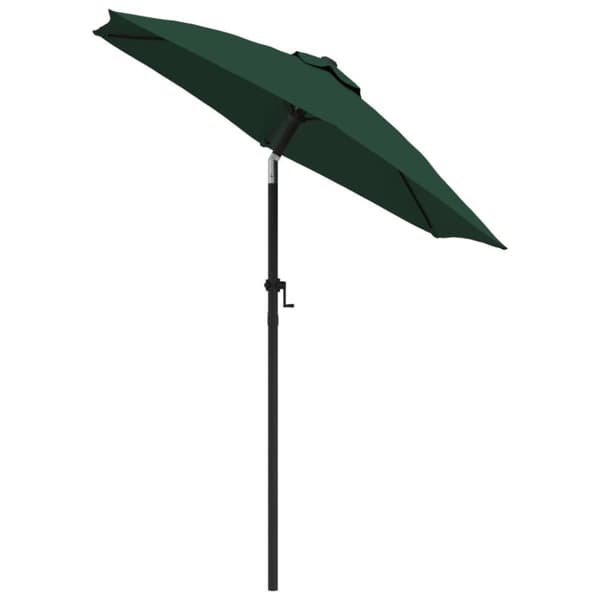 Parasoll grön 200x224 cm aluminium