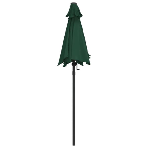 Parasoll grön 200x224 cm aluminium