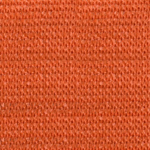 Solsegel 160 g/m² fyrkantig orange 6x6 m HDPE