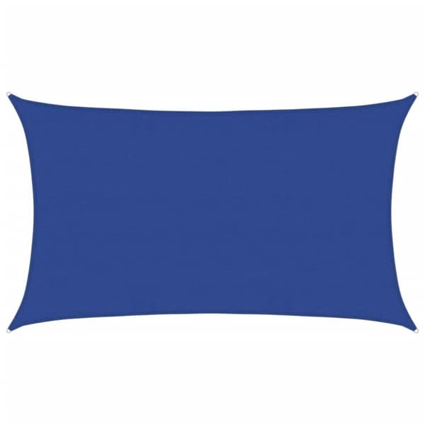 Solsegel 160 g/m² rektangulär blå 5x8 m HDPE