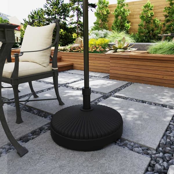 Rootz Fillable Parasol Base - Paraply Stand - Rampant Base - Säker stabilitet - Ø55 x 30H cm