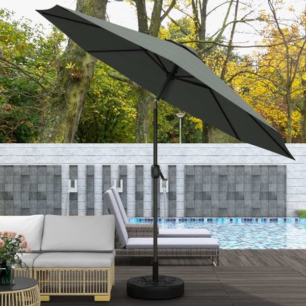 Rootz Garden Parasol - balkongskärm - Solskugga - UV -skydd - Robust design - 295 cm Ø x 250 cm h