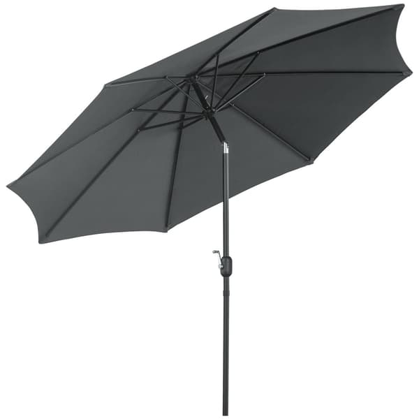Rootz Garden Parasol - balkongskärm - Solskugga - UV -skydd - Robust design - 295 cm Ø x 250 cm h