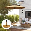 Miniatyrbild 2 av 10: Rootz Garden Parasol Stand - Paraply Base - Sun Shade Holder - Firm Stability - Ø48 x 44 cm